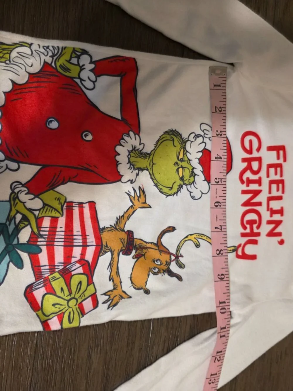 Grinch Girls Christmas Pajama Set NWT Size 6 3 Piece Holiday Pjs